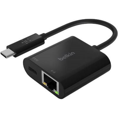 Belkin USB-C TO Ethernet Adapter with 60W PD